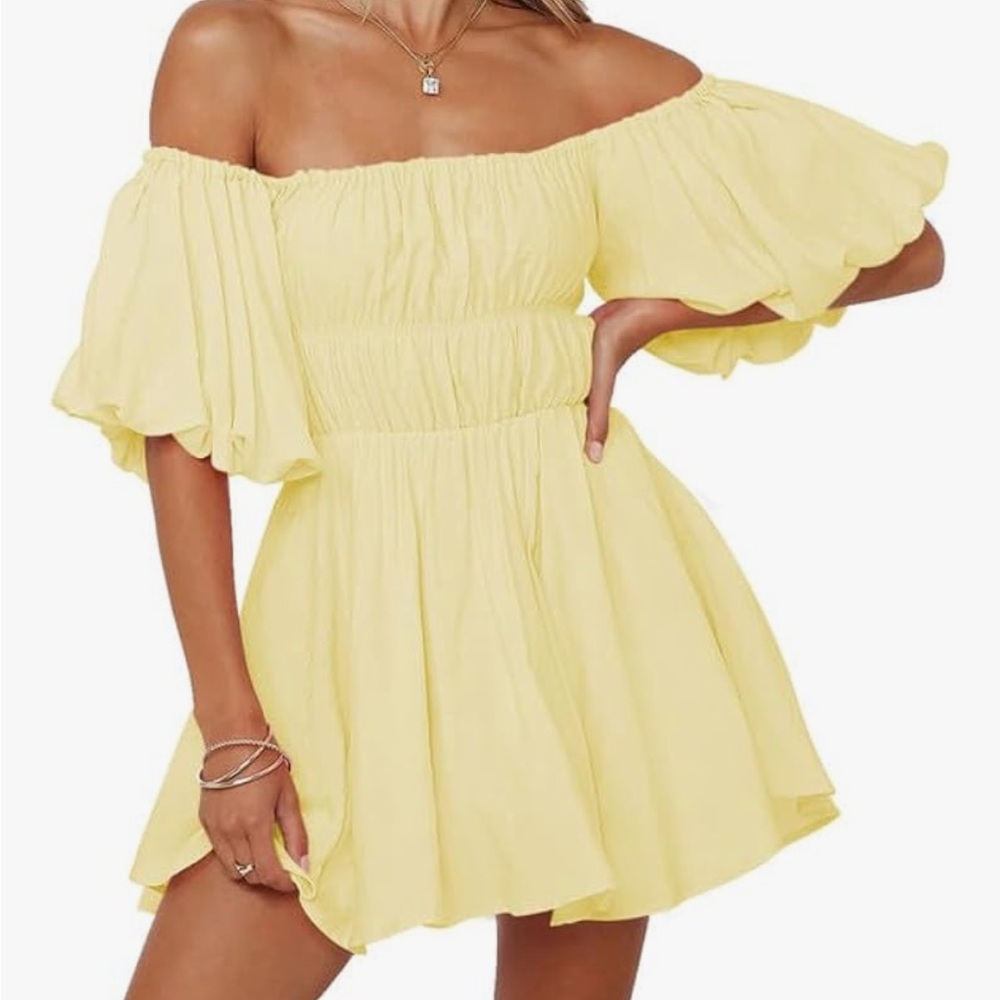 Amazon Yellow Dress